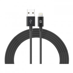 Дата кабель USB 2.0 AM to Lightning 1.2m AMD818BL black Armorstandart (ARM64373)