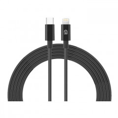 Дата кабель USB-C to Lightning 1.2m AMQGJ2BL black Armorstandart (ARM64374)
