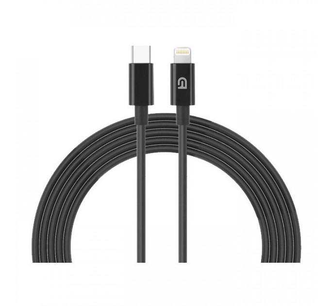 Дата кабель USB-C to Lightning 1.2m AMQGJ2BL black Armorstandart (ARM64374)