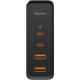 Зарядний пристрій Baseus 2xUSB 100W GaN (2xUSB-C+2xUSB-A) black (CCGAN2P-L01)