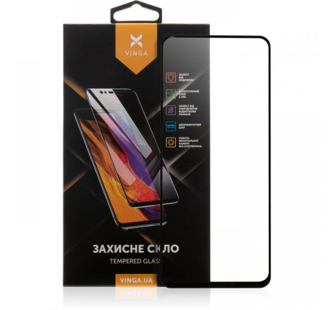 Стекло защитное Vinga Xiaomi Redmi 12 (VGXR12)