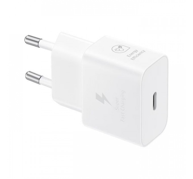 Зарядное устройство для Samsung 25W Power Adapter (W C to C Cable) White (EP-T2510XWEGEU)