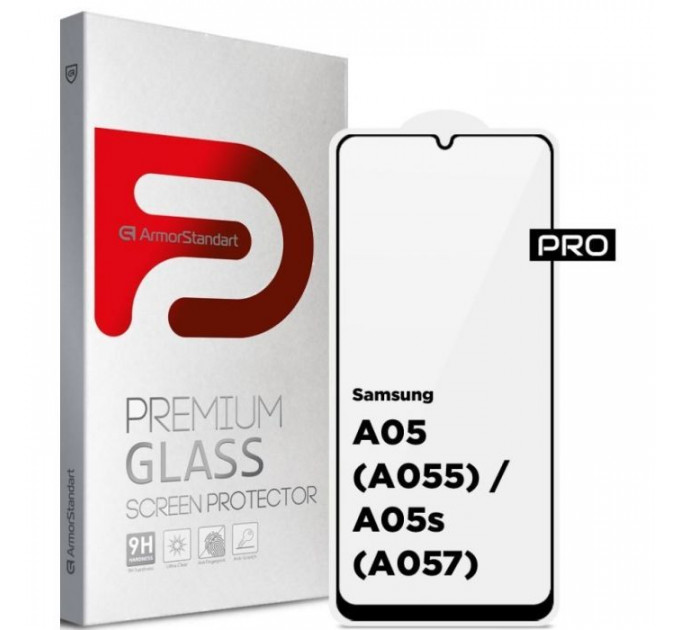 Стекло защитное Armorstandart Pro Samsung A05 (A055) \/ A05s (A057) Black (ARM71789) Стекло защитное Armorstandart Pro Samsung A05 (A055) \/ A05s (A057) Black (ARM71789)
