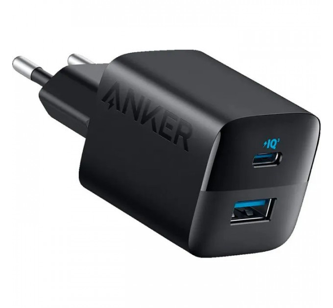 Зарядний пристрій Anker PowerPort 323 - 33W Dual-Port USB-C Black (A2331G11)