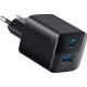Зарядний пристрій Anker PowerPort 323 - 33W Dual-Port USB-C Black (A2331G11)