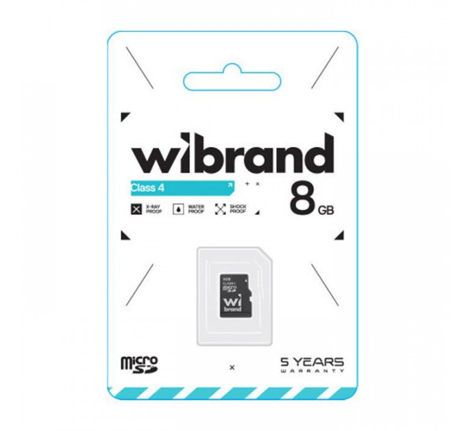 Карта памяти Wibrand 8GB mictoSD class 4 (WICDC4\/8GB)