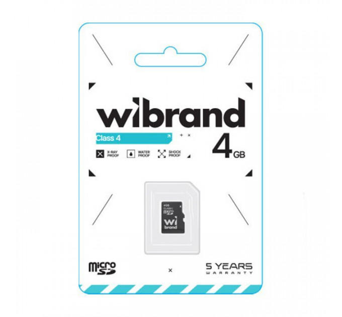 Карта памяти Wibrand 4GB mictoSD class 4 (WICDC4\/4GB)