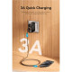 Дата кабеля USB-C на USB-C 0.5m USB2.0 60W (20V\/3A) angle 90° Gray Aluminum Alloy VENTION (TRAHD)