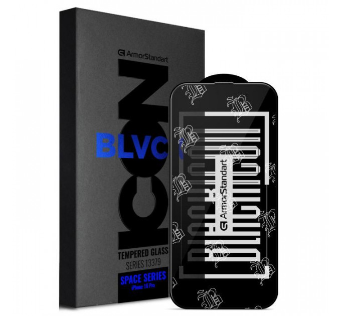 Скло захисне Armorstandart Space Black Icon Apple iPhone 16 Pro (ARM78025)