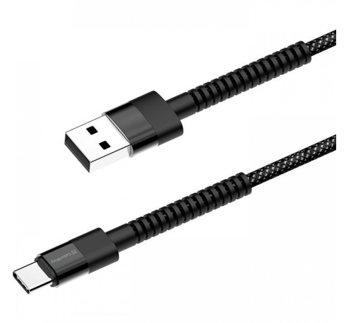 Дата кабель USB 2.0 AM to USB-C 1.0m 2.4А black ColorWay (CW-CBUC063-BK)