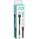 Дата кабель USB 2.0 AM to USB-C 1.0m 2.4А black ColorWay (CW-CBUC063-BK)