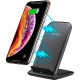 Зарядний пристрій Choetech 15W Fast Wireless Charging Stand 2coils black (T555-F-BK)