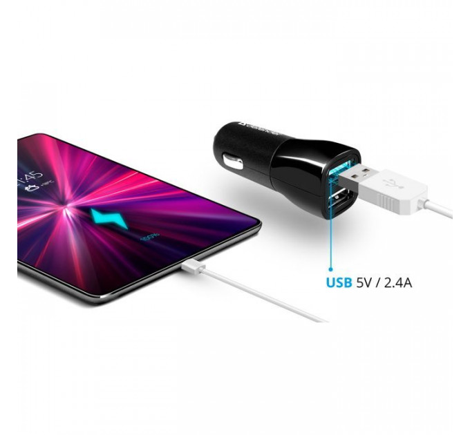 Зарядное устройство для Defender 2xUSB 12W 2.1A ECA-24 (83824)