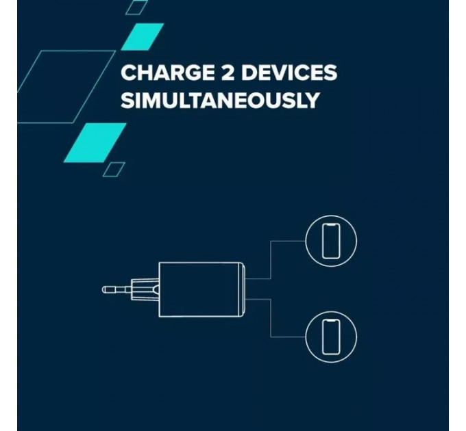 Зарядний пристрій Canyon CU45AC GaN 45W 1xPD 1xQC EU White (CNS-CUW45AC)