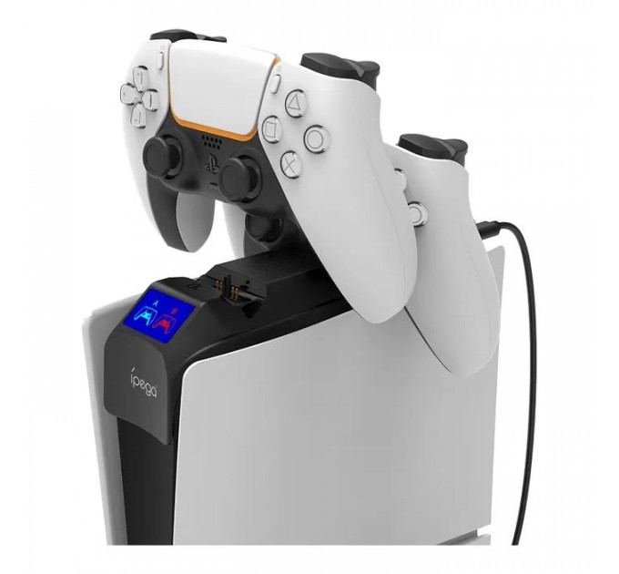 Зарядное устройство для iPega PG-P5S016 Для геймпадов DualSense PS5 Sony PlayStation 5 Slim Black (PG-P5S016)