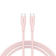 Дата кабель USB-C to USB-C 1.0m CC60SC10 60W Silicon Pink Sand Canyon (CNS-CC60SC10PS)
