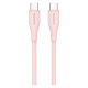 Дата кабель USB-C to USB-C 1.0m CC60SC10 60W Silicon Pink Sand Canyon (CNS-CC60SC10PS)