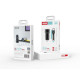 Зарядное устройство для XO TZ09 2.4A\/2 USB + cable microUSB Black (XO-TZ09M-BK)