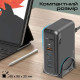 Зарядное устройство Promate 3xUSB-C+USB-A (ganport-140w.black)