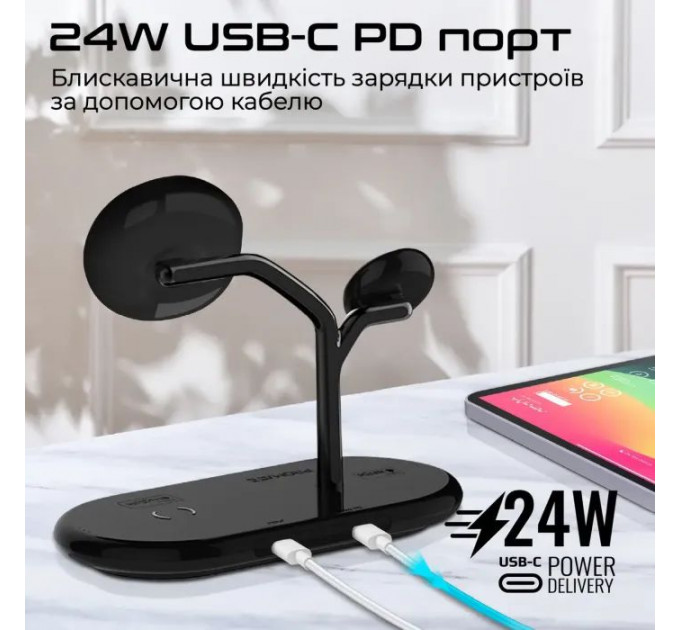 Зарядний пристрій Promate wireless (synergy-pro.black)