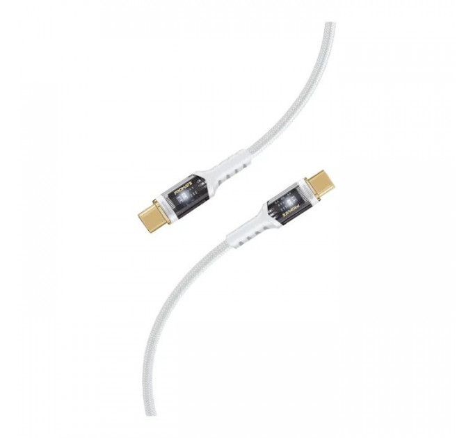 Дата кабель USB-C to USB-C 2.0m Promate (lucidline-cc200.white)