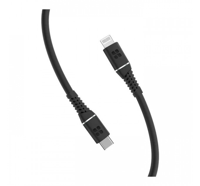 Дата кабель USB-C to Lightning 1.2m Promate (powerline-ci120.black)