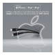 Дата кабель USB-C to Lightning 1.2m Promate (powerline-ci120.black)