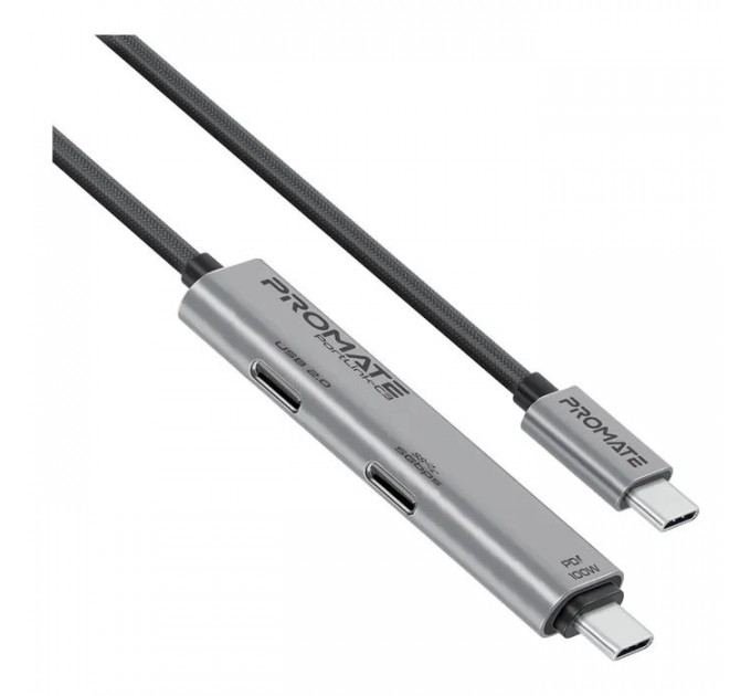 Дата кабель USB-C to USB-C 1.5m Promate (portlink-c3.black) Дата кабель USB-C to USB-C 1.5m Promate (portlink-c3.black)