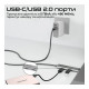 Дата кабель USB-C to USB-C 1.5m Promate (portlink-c3.black)