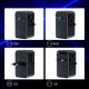Зарядний пристрій Choetech 4xUSB 100W PD (2хUSB-C+2хUSB-A) сharger diamond model black (PD6028-BK)