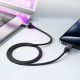 Дата кабеля USB-C to USB-C 1.2m 3A алюминиевый Alloy C20-03 Black Acefast (6974316283775)