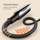 Дата кабеля USB-C to USB-C 1.0m (PVC+Aluminum Alloy) (PD Fast Charging 240W) 5А black ColorWay (CW-CBPDCC069-BK)
