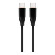 Дата кабель USB-C to USB-C 1.5m 3A Cablexpert (CC-USB2S-CMCM-1.5M-BK)