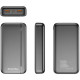 Батарея універсальна ColorWay 20 000 mAh Portable Charger (USB\/QC3.0 + USB-C\/PD\/22.5W) Black (CW-PB200LPB4BK-PD)