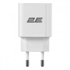 Зарядний пристрій 2E 30W USB-C PD white (2E-WC1USBC30W-W)