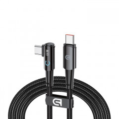 Дата кабель USB-C to USB-C 1.2m 90-degree 100W black Armorstandart (ARM75870)