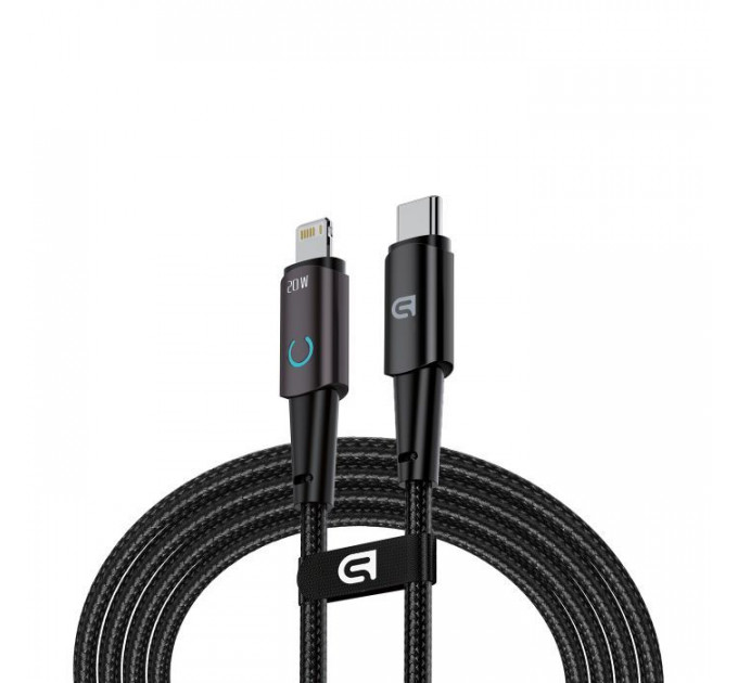 Дата кабель USB-C to Lightning 1.2m 20W black Armorstandart (ARM75865)
