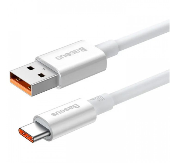 Дата кабель USB 2.0 AM to USB-C 2.0m Superior Fast Charging 100W moon white Baseus (P10320102214-03)
