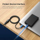 Дата кабель USB 2.0 AM\/AF 1.5m black VENTION (CBIBG)