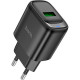 Зарядний пристрій HOCO C140A Smart USB QC3.0 Black (6942007627788)
