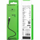Дата кабель USB 2.0 AM to Lightning 1.0m 2A PVC BX16 black BOROFONE (6957531099512)