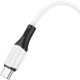 Дата кабель USB-C to USB-C 1.0m 3A 60W silicone BX79 white BOROFONE (6974443384819)