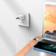 Дата кабель USB-C to USB-C 1.0m 3A 60W silicone BX79 white BOROFONE (6974443384819)