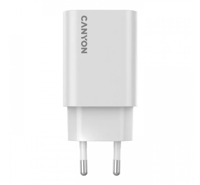 Зарядний пристрій Canyon 30CL OnCharge USB-C PD30W White (CNE-CHA30CLW) Зарядний пристрій Canyon 30CL OnCharge USB-C PD30W White (CNE-CHA30CLW)