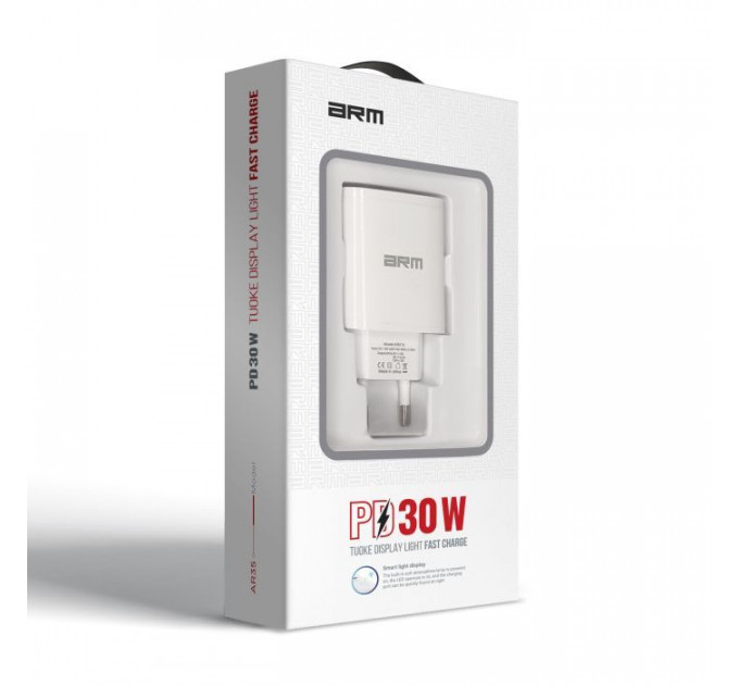 Зарядний пристрій Armorstandart AR35 Basic USB QC3.0 PD30W White (ARM69689)