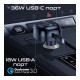 Зарядний пристрій Promate 62W USB-C cable + USB-A\/USB-C ports (powerdrive-rc65)