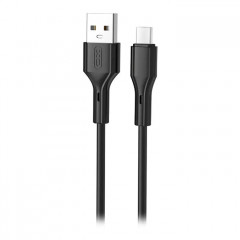 Дата кабель USB 2.0 AM to USB-C 1.0m black XO (NB230-AC.black)