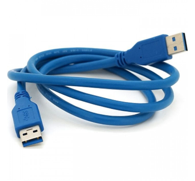 Дата кабеля USB 3.0 AM\AM 1.0m Blue Voltronic (YT-3.0AM+AM-1.0)