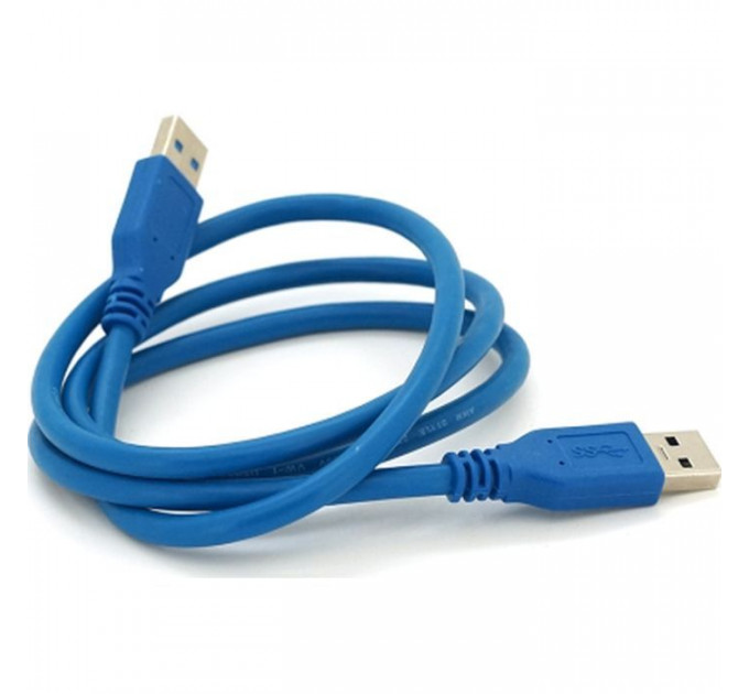 Дата кабеля USB 3.0 AM\AM 1.0m Blue Voltronic (YT-3.0AM+AM-1.0)