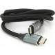 Дата кабель USB-C to USB-C 1.0m USB 3.2 Gen2 100W 10Gbps 4K60Hz black Voltronic (YT-TC-TC-B-1m)